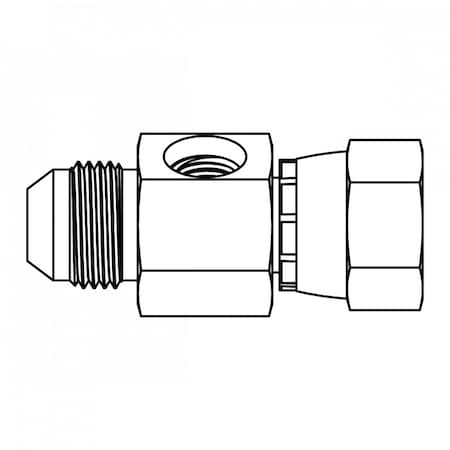 Hydraulic Fitting-Steel32MJ-32FJX-04FOR-GAUGE PORT